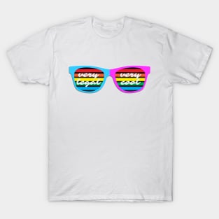 Very Legal & Very Cool - 80s Rainbow Sunglasses T-Shirt